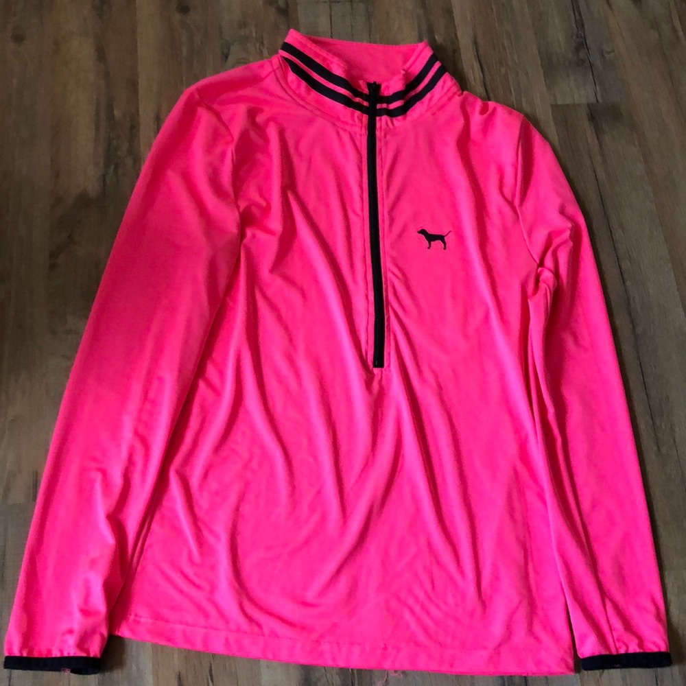 Quarter zip up long sleeve shirt